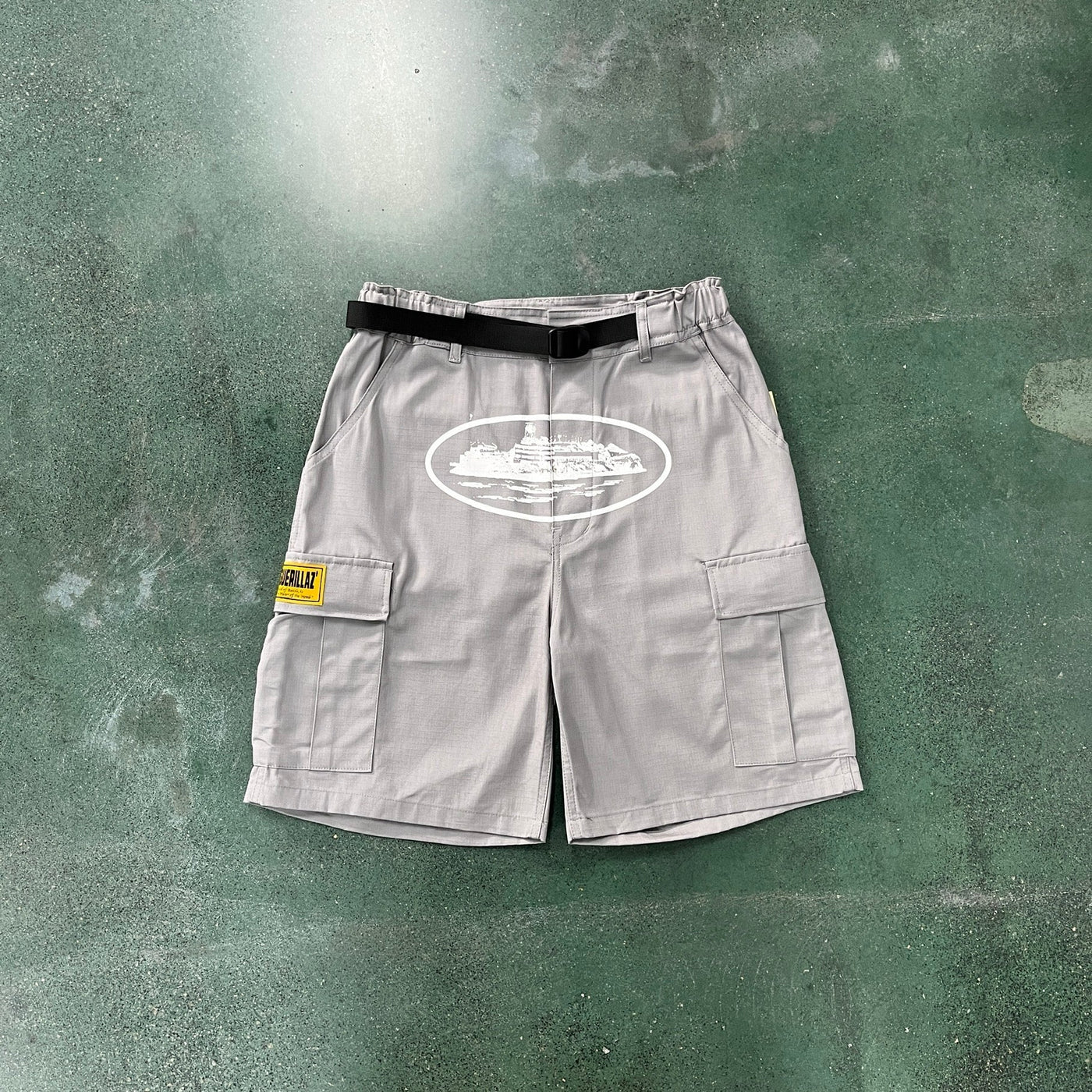 Short cargo "Alcatraz" gris