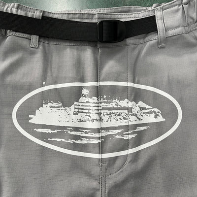 Short cargo "Alcatraz" gris