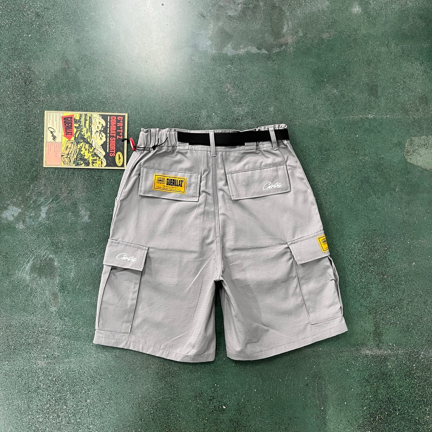 Short cargo "Alcatraz" gris