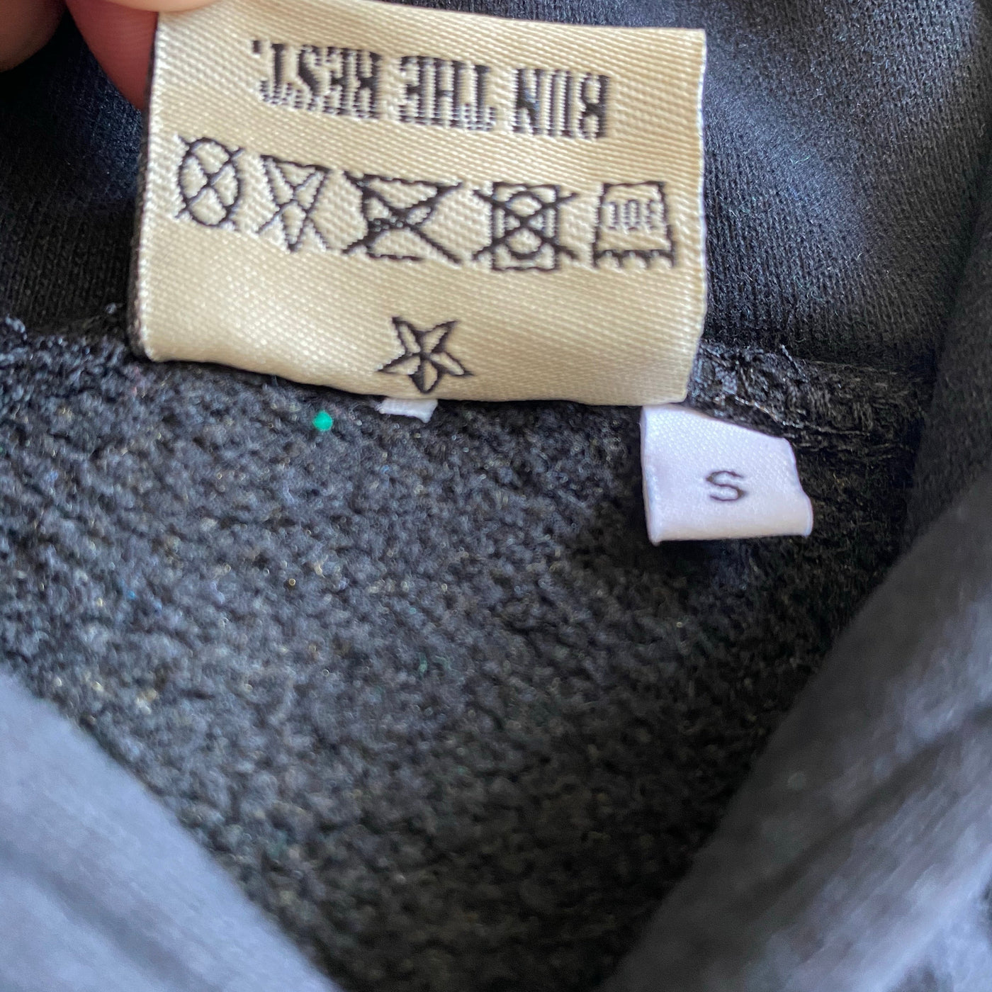 Tepláková souprava "Alcatraz" černá/bílá