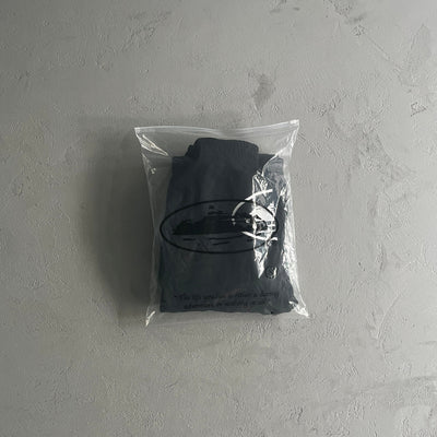 Tepláková souprava "Alcatraz" černá/bílá