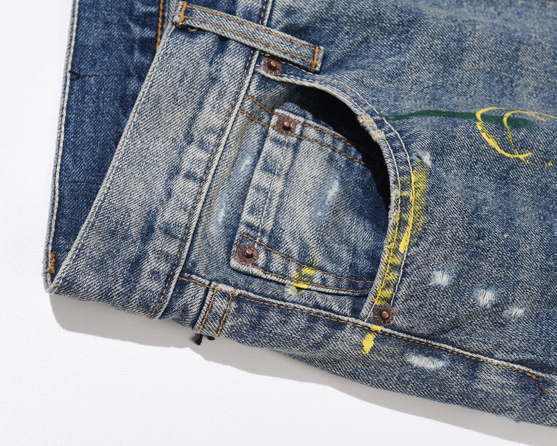 "Vlnitý" rozšířený denim