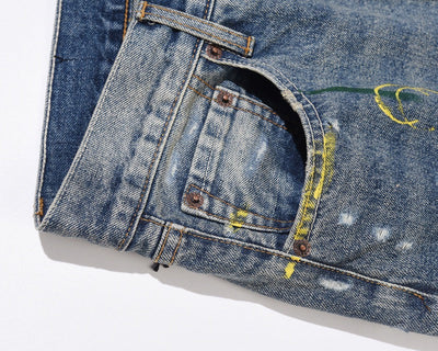 "Vlnitý" rozšířený denim