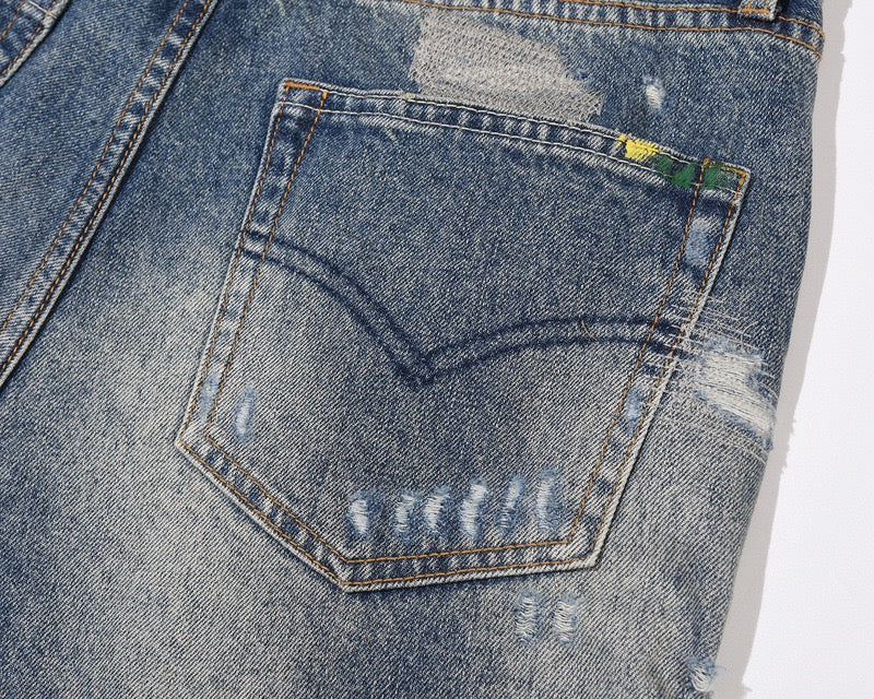 "Vlnitý" rozšířený denim