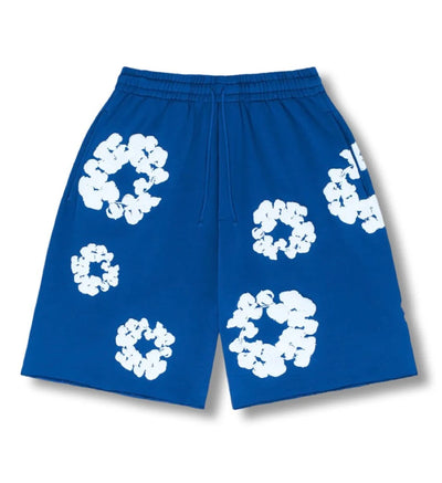 Shorts "Flower" Blu