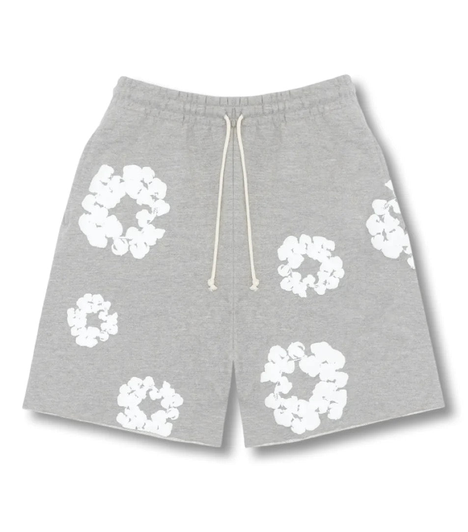 Pantalones cortos "Flower" gris