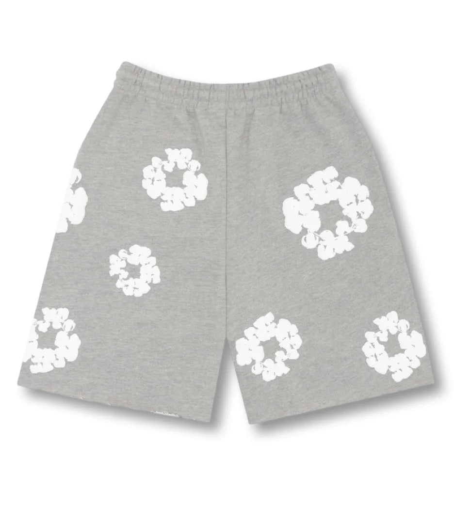 Pantalones cortos "Flower" gris